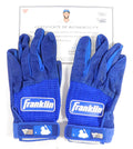 2019 Signed Amed Rosario Game-Used Blue Franklin Batting Gloves COA #AA0054248