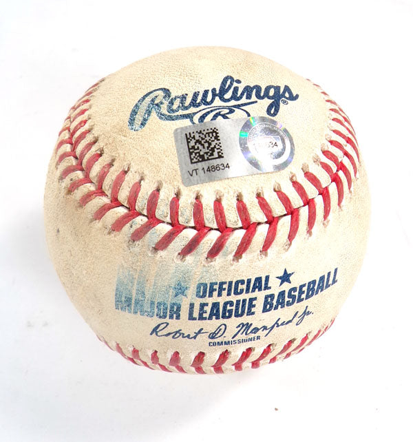 5-15-23 NY Mets @ Nationals Game-Used Baseball Alvarez/Nimmo/Irvin COA