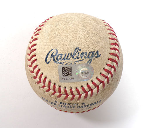 2021 Brewers @ Pirates Game Used Ball Ben Gamel/Ke'Bryan Hayes/Eric Lauer COA