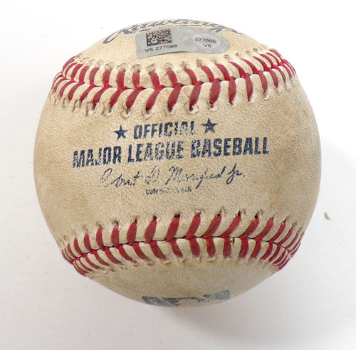2021 Brewers @ Pirates Game Used Ball Ben Gamel/Ke'Bryan Hayes/Eric Lauer COA Pic2