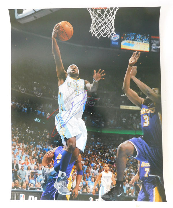 Ty Lawson Signed 16" x 20" Photo Nuggets Auto