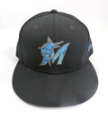 2022 Anthony Bass #52 Marlins vs. Mets June 19 GU Cap Father's Day Cap COA