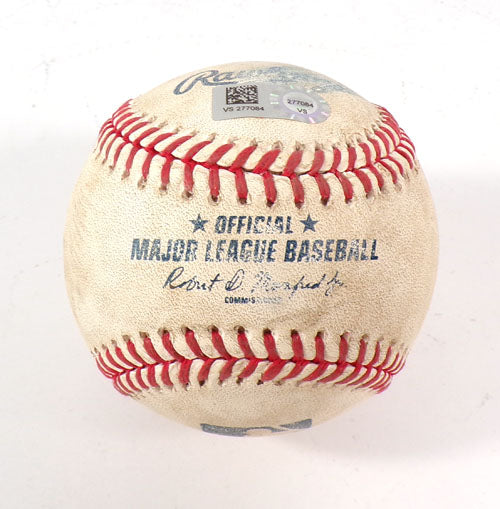 2021 Braves @ Pirates Game-Used Baseball Guillermo Heredia Chase De Jong COA