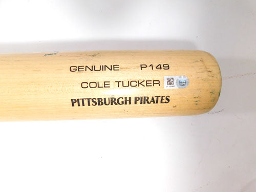 2022 Cole Tucker Game-Used LS PRIME P149 33.5" Bat Pirates @ Reds Game 2 COA Pic2