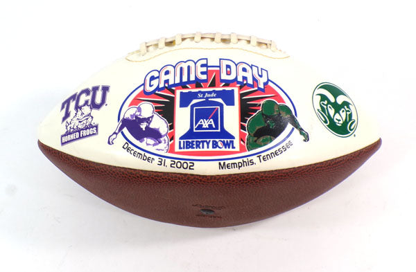 2002 St. Jude Liberty Bowl Game Day Souvenier TCU vs.Colorado State Football