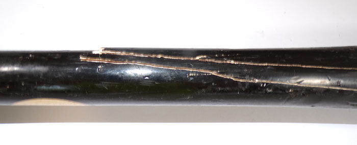01-29-23 LS PRIME B461 Oakland A's Black Bat Players' Signature on bat unknown Pic2