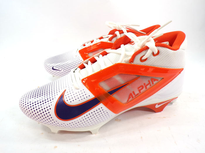 Alpha Menace Pro 4 SMU Promo Clemson Tigers Cleats Mens Size 11.5 #HF3438  101 Pic2