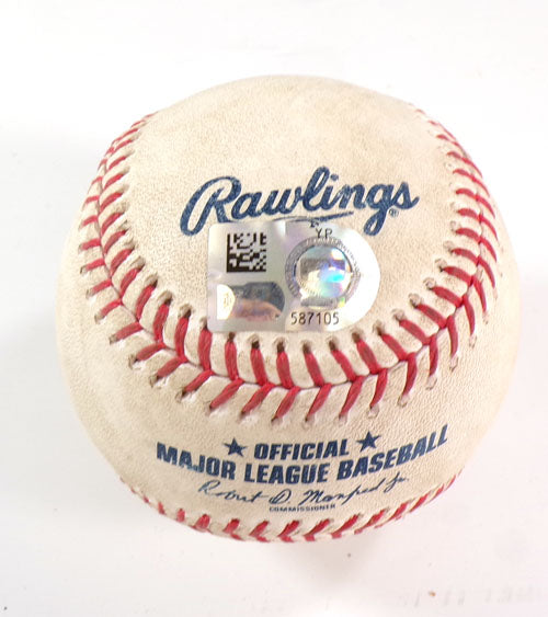 Cincinnati Reds @ Nationals Game-Used Ball 7-6-23 Spencer Steer/M. Gore COA