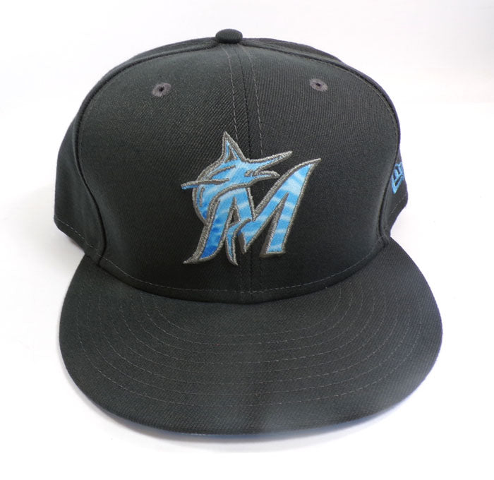 2022 Avisail Garcia #24 Marlins vs. Mets June 19 GU Cap Father's Day Cap COA