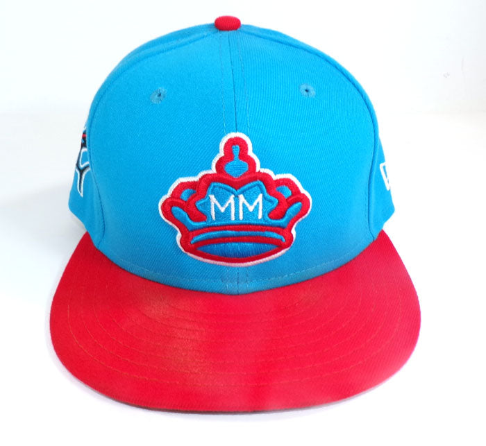 2023 Garrett Hampson #1 Miami Marlins Game Used 4-Games City Connect Cap COA