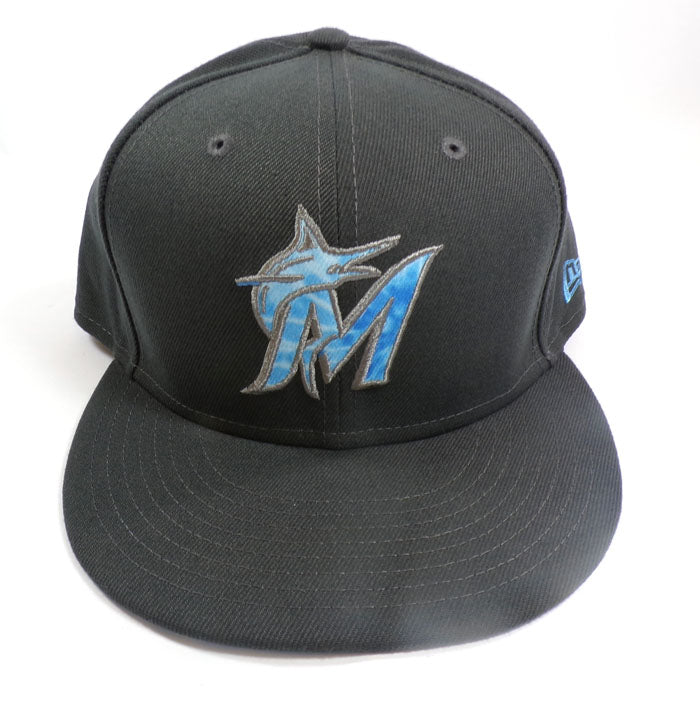 2022 Edward Cabrera #27 Marlins vs. Mets June 19 GU Cap Father's Day Cap COA