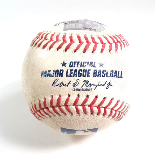 Rockies @ Nationals 7-26-23 Game-Used Ball Joey Meneses(Fouls)/Peter Lambert COA Pic2