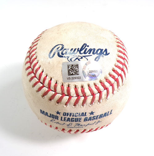 Rockies @ Nationals 7-24-23 Game-Used Ball Diaz(P3)/Grichuk(d)/Corbin COA