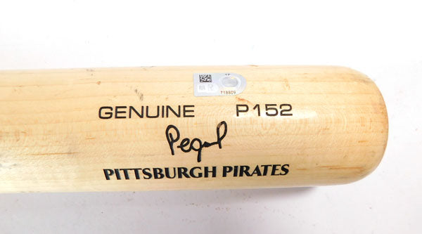 2023 Liover Peguero Game-Used LS P152 Bat Nationals @ Pirates COA Pic2