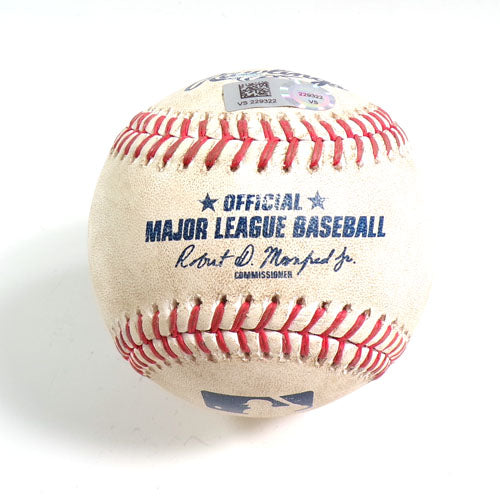 Rockies @ Nationals 7-24-23 Game-Used Ball Diaz(P3)/Grichuk(d)/Corbin COA Pic2