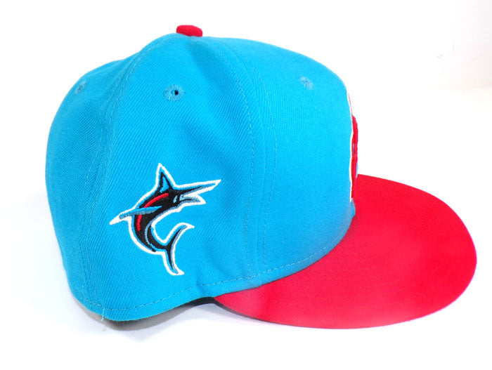 2023 Tanner Scott #66 Miami Marlins Game Used 12-Games City Connect Cap COA Pic2