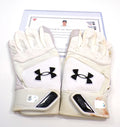 2024 Kerry Carpenter Tigers Game-Used Autographed White UA Batting Gloves COA