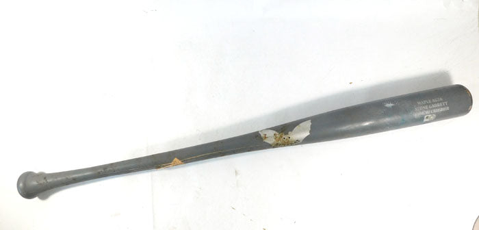 2023 Stone Garrett Nationals @ KC Royals Game Used Sam 34" Gray Bat COA 5-28-23