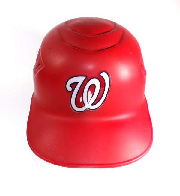 2025 Drew Millas #81 Nationals Team-Issue Red Skull Helmet Size 7 1/4 COA