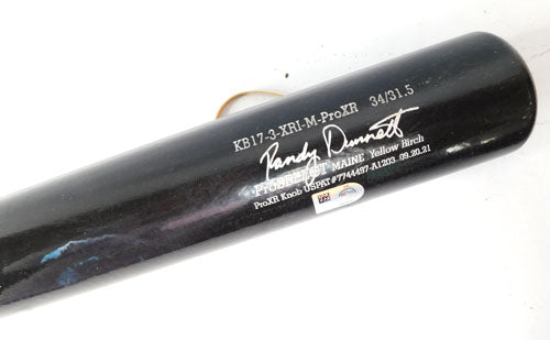 2023 Jack Suwinski Using a Randy Dunnett GU DTB Bat Pirates @ Cardinals COA Pic2