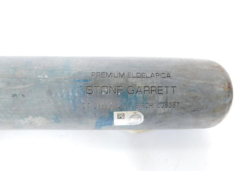 2023 Stone Garrett Washington Nationals Game Used B45 Eldelapica Gray Bat COA Pic2