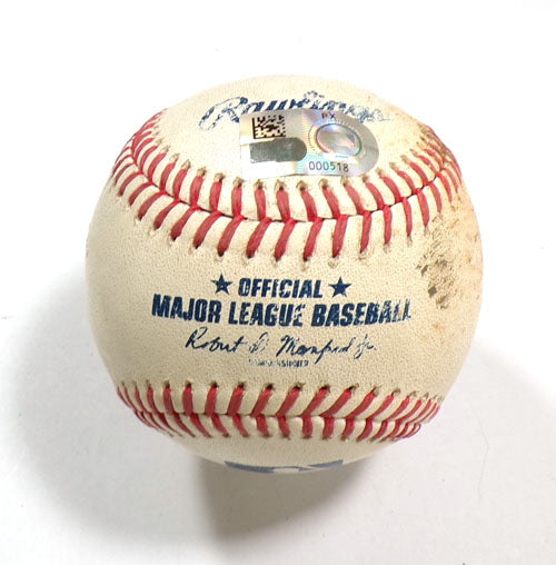 2024 Diamondbacks at Colorado Rockies Game-Used Baseball Joc Pederson SO COA