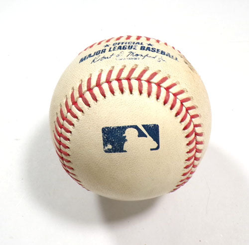 2024 Diamondbacks at Colorado Rockies Game-Used Baseball Joc Pederson SO COA Pic2