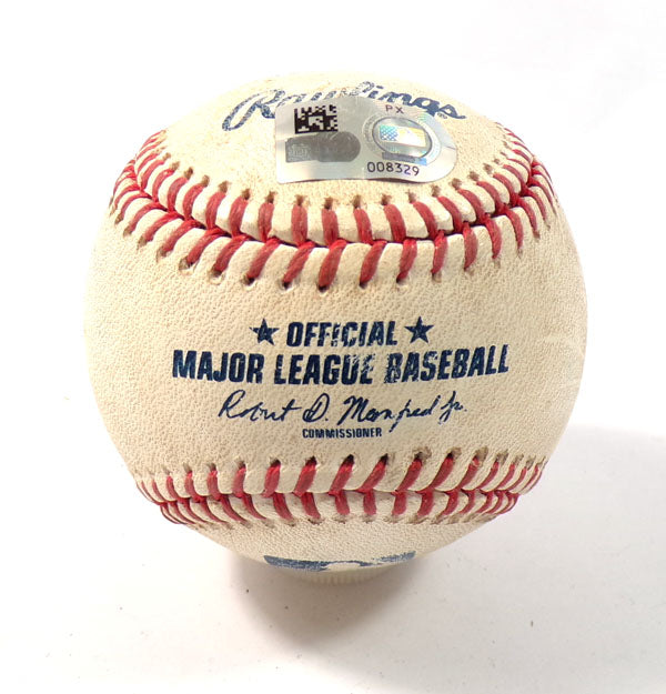 New York Mets @ Rockies Game-Used Ball 8-6-24 Brendan Rodgers/Luis Severino COA Pic2