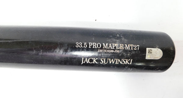 Jack Suwinski Game-Used Old Hickory MT27 Bat COA Pic2