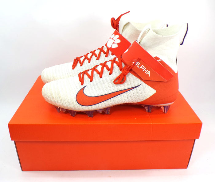 Nike Alpha Menace Elite 2 SMU Promo Clemson Tigers Mens Size 11.5 #CI9859 105