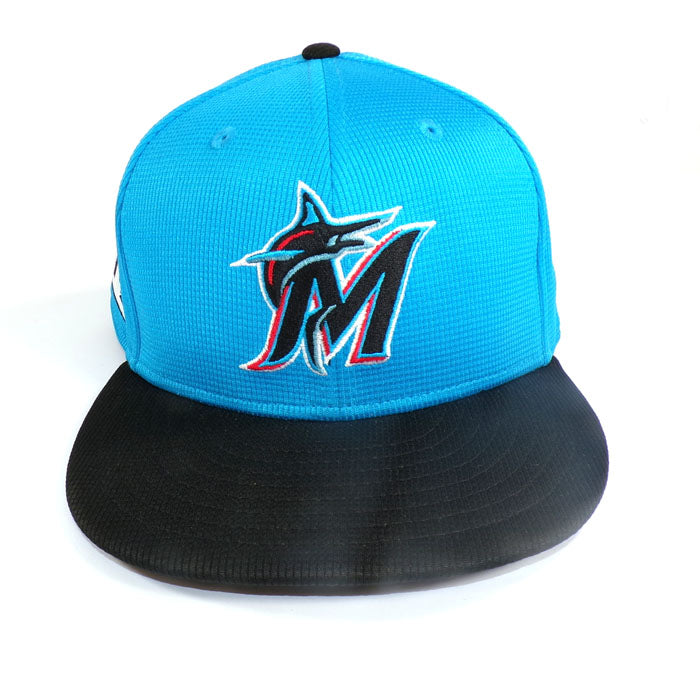 2025 Ronny Herriquez #32 Miami Marlins Game Used Spring Training Cap