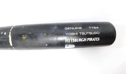 2022 Yoshi Tsutsugo Game-Used LS T184 33.5" Bat Pirates COA Pic2