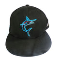 2021 John Curtiss #39 Marlins Game Used Spring Training Cap 3-28-21 COA