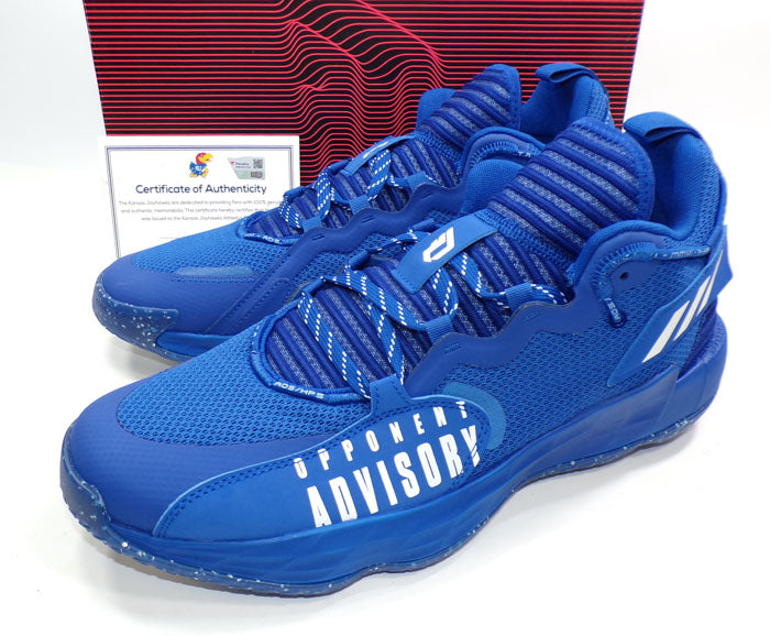 adidas SM DAME 7 EXTPLY Kansas Jayhawks Men's Basketball Shoes Size 12.5 #GW7898