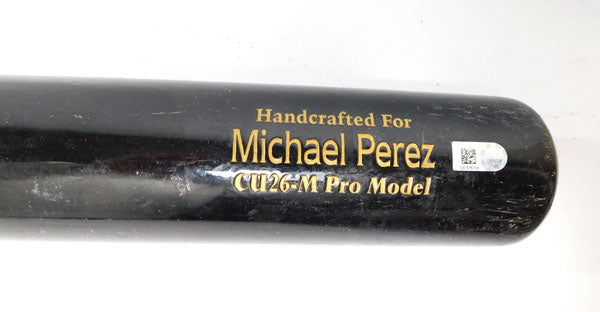 2022 Michael Perez #5 Game-Used marucci cu26-M 34" Bat Pirates @ TB Rays Pic2