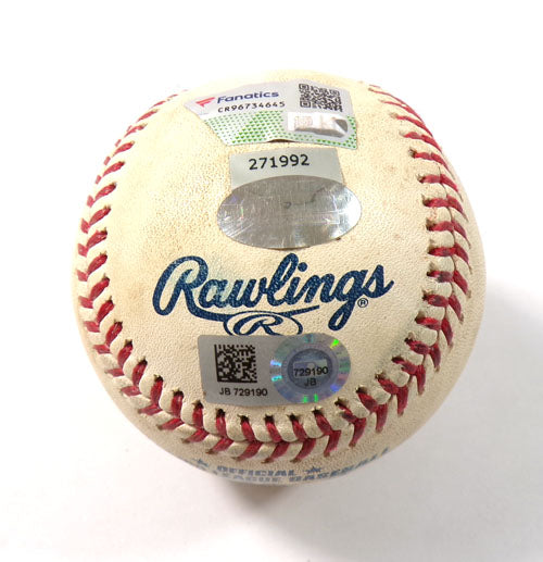 Chicago White Sox @ New York Yankees Game-Used Ball 4-13-19 COA #JB729190 Pic2
