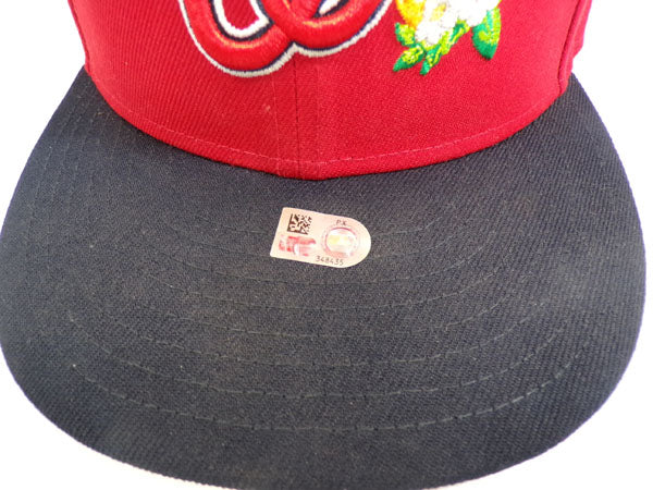 2026 Cole Henry #99 Team Issued Nationals Spring Training Cap MLB COA PX348435 Pic2