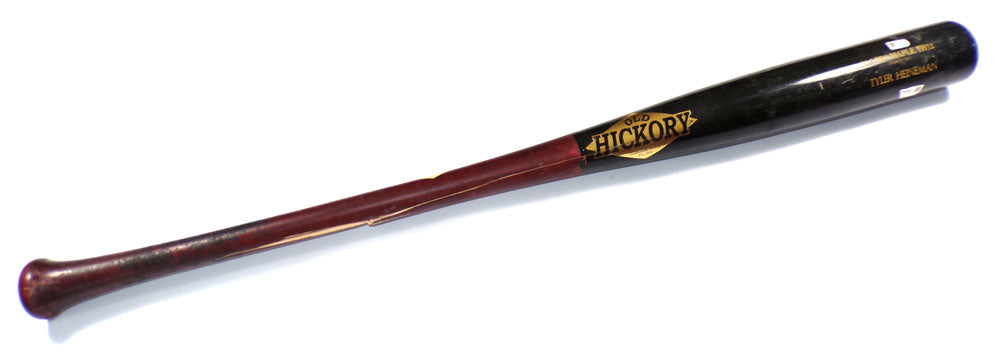 5-31-2022 Tyler Heineman Game-Used Bat Pirates @ LA Dodgers Broken Bat COA's
