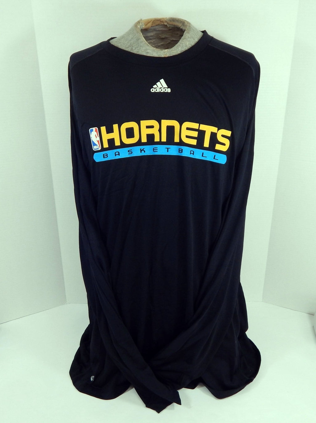 New Orleans Hornets Team Issued Black Long Sleeve Training Shirt 3XL DP57356 - DP57356