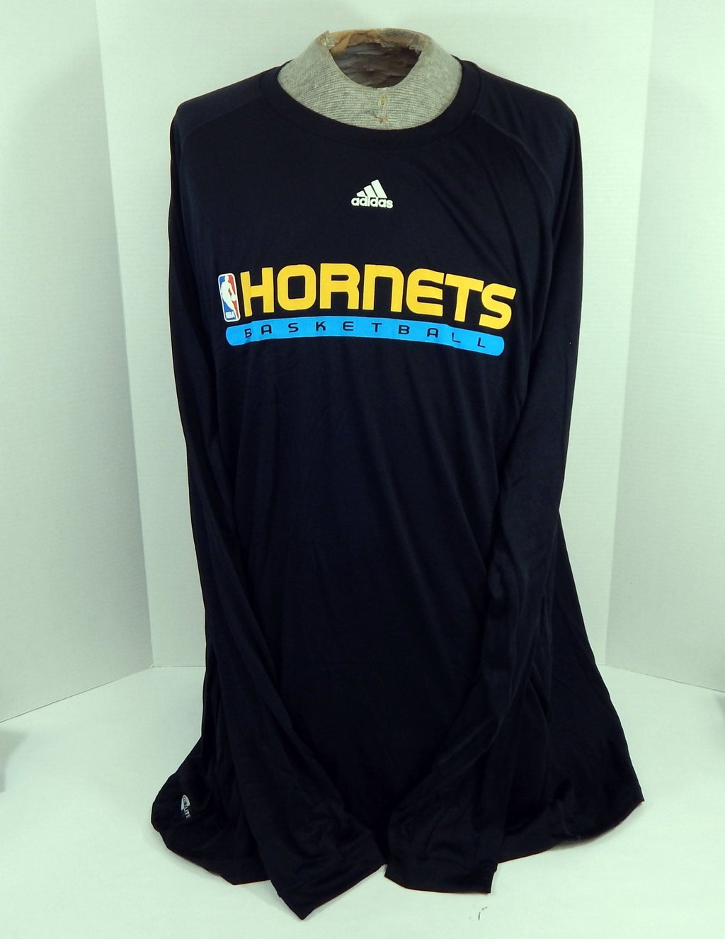 New Orleans Hornets Team Issued Black Long Sleeve Training Shirt 3XL DP57360 - DP57360