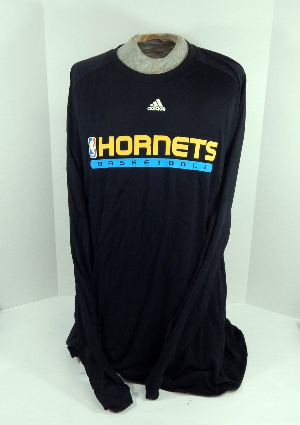 New Orleans Hornets Team Issued Black Long Sleeve Training Shirt 3XL DP57373 - DP57373