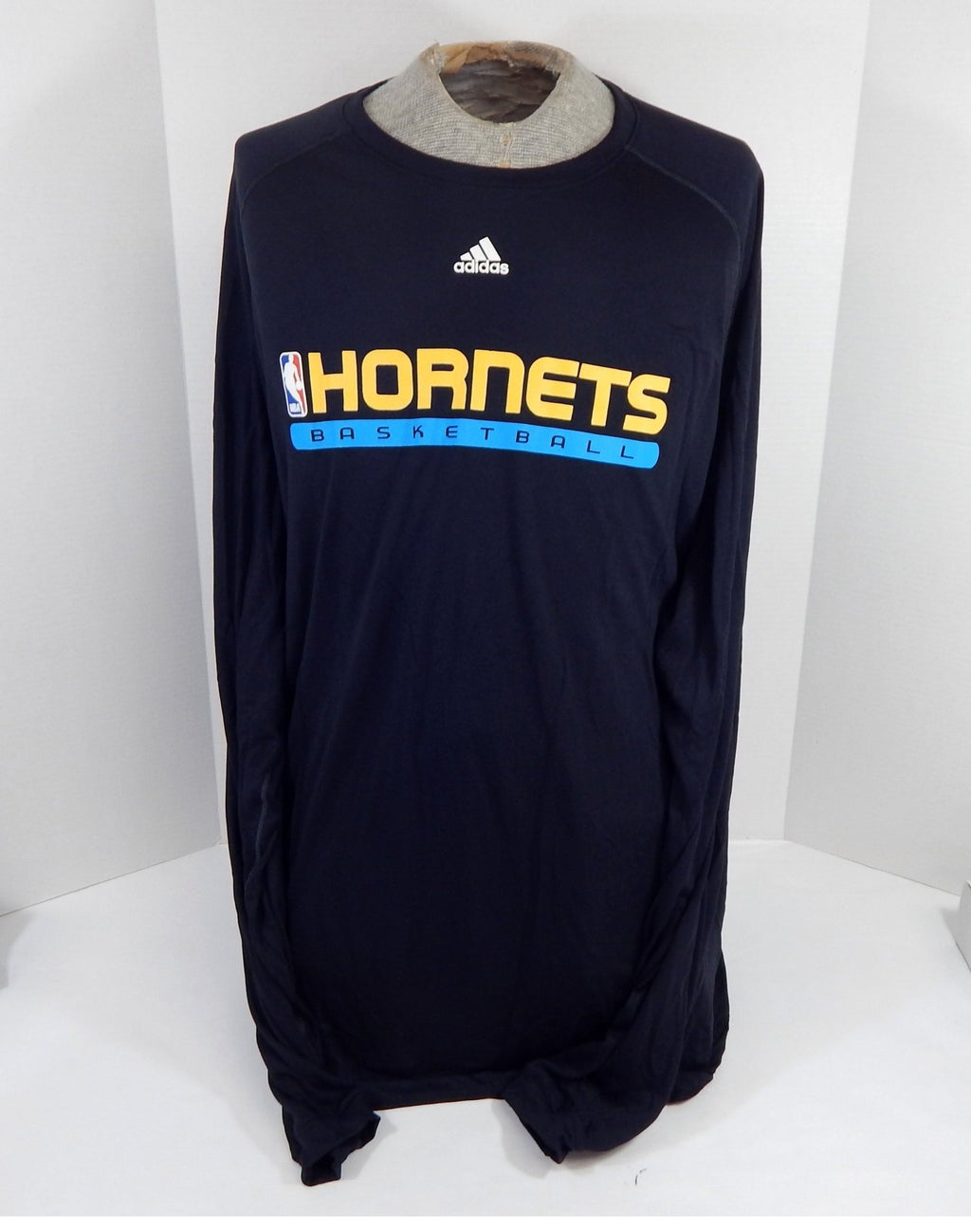 New Orleans Hornets Team Issued Black Long Sleeve Training Shirt 3XL DP57379 - DP57379