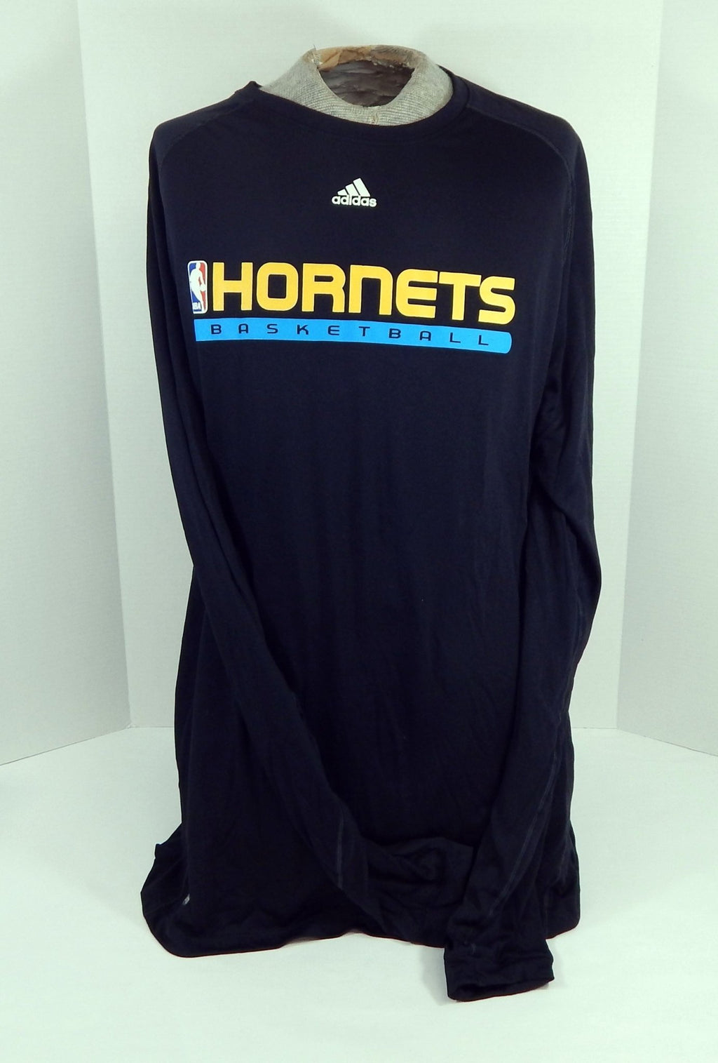 New Orleans Hornets Team Issued Black Long Sleeve Training Shirt 3XL DP57380 - DP57380