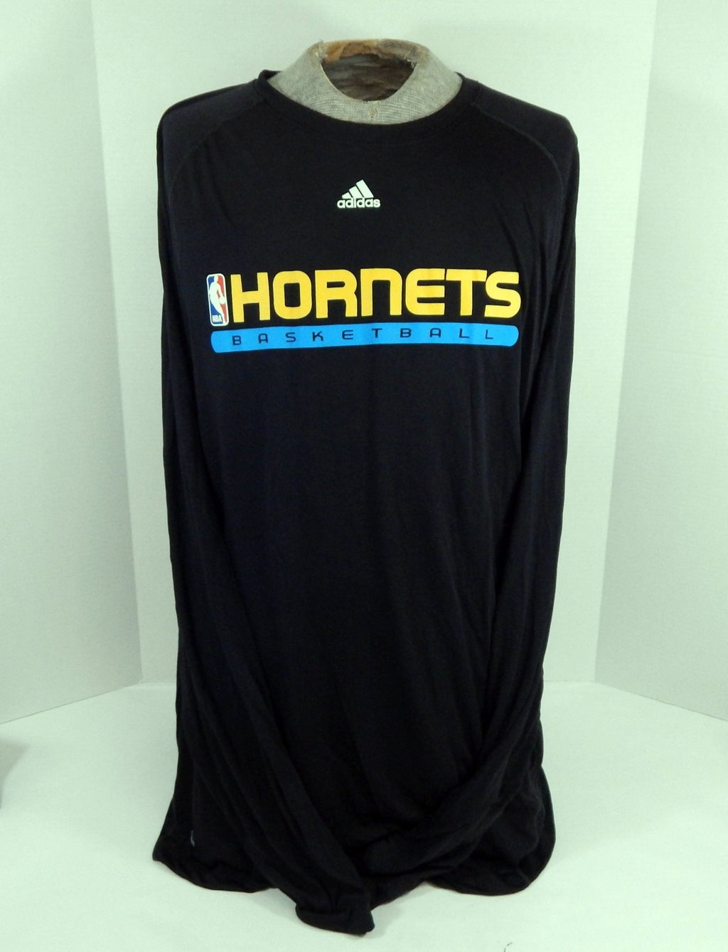 New Orleans Hornets Team Issued Black Long Sleeve Training Shirt 3XL DP57393 - DP57393