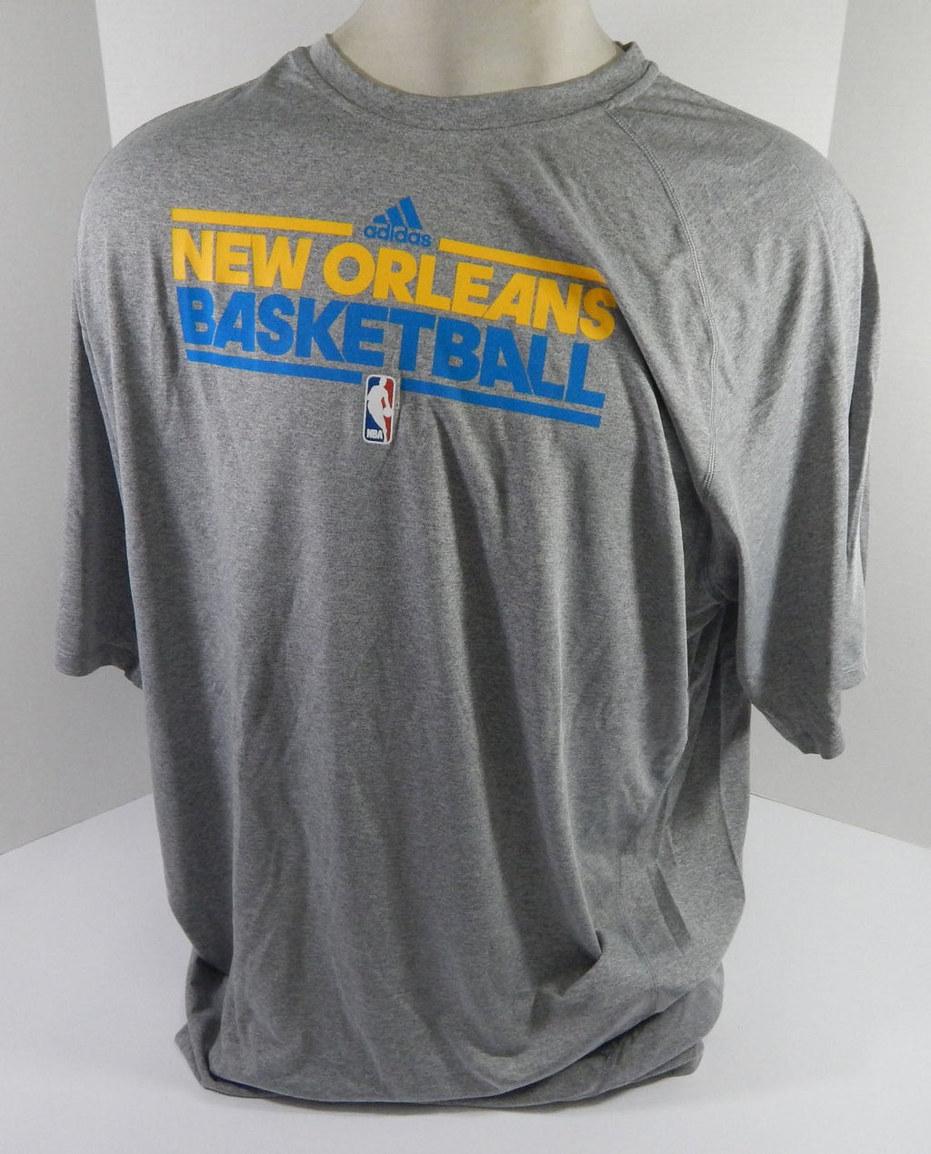 New Orleans Hornets Team Issued Grey Training Shirt 3XLT DP58998 - DP58998