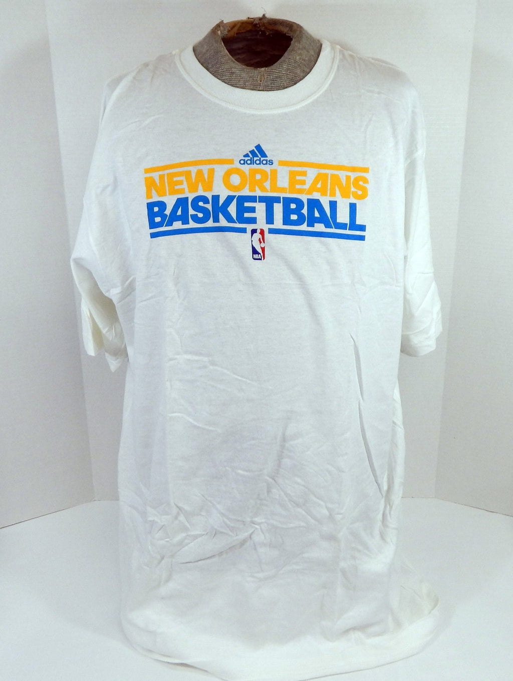 New Orleans Hornets Team Issued White Training Shirt 2XL DP57310 - DP57310