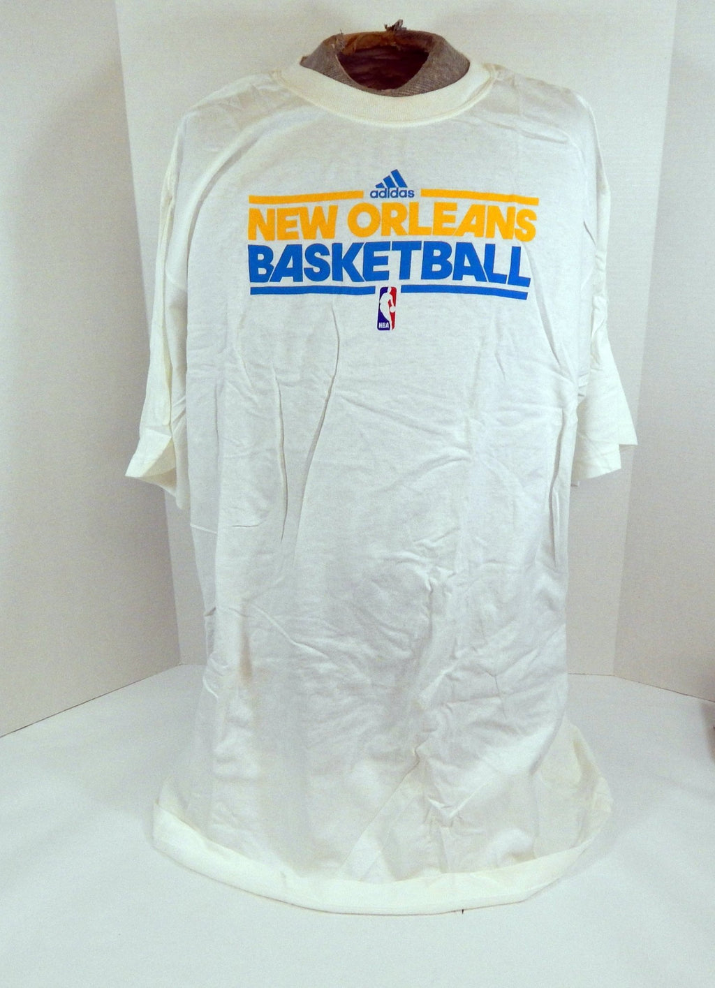 New Orleans Hornets Team Issued White Training Shirt 3XL DP57284 - DP57284
