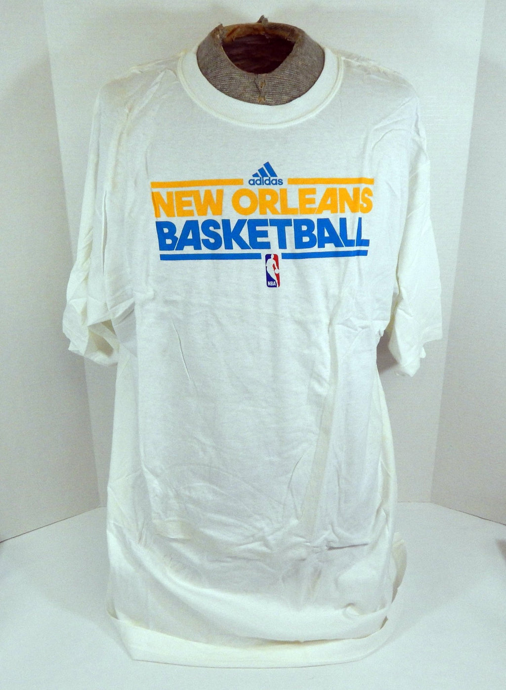New Orleans Hornets Team Issued White Training Shirt 3XL DP57292 - DP57292