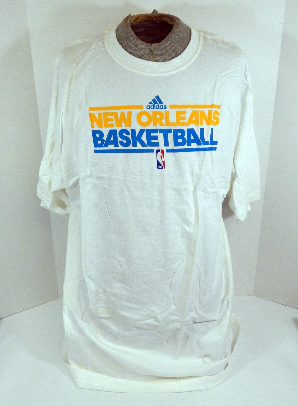 New Orleans Hornets Team Issued White Training Shirt 3XL DP57292 - DP57292