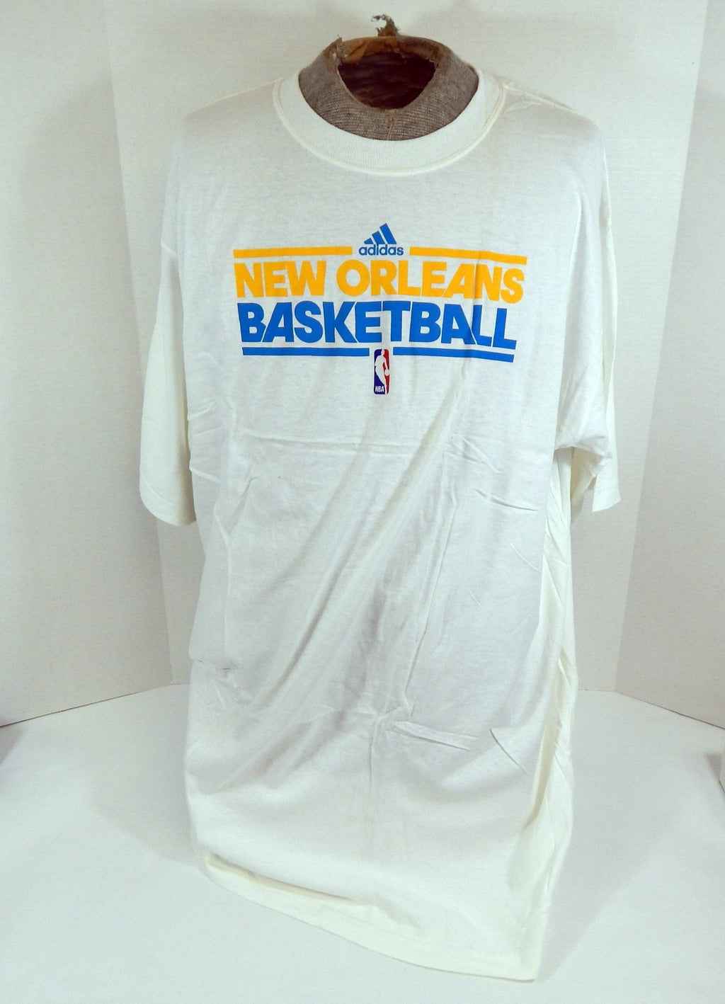 New Orleans Hornets Team Issued White Training Shirt 3XL DP57294 - DP57294
